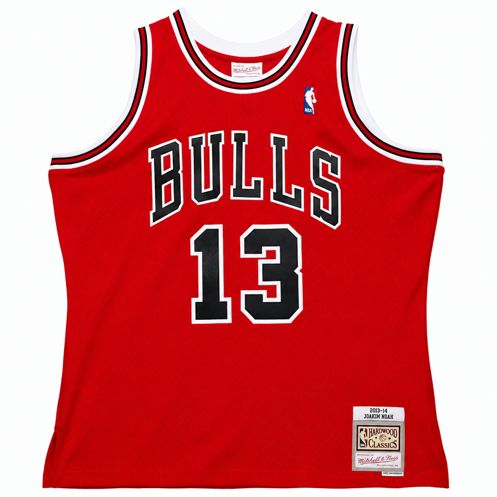 Chicago Bulls Joakim Noah Mitchell & Ness Red 2008 Hardwood Classics Swingman Jersey for Men product image 2, provided for