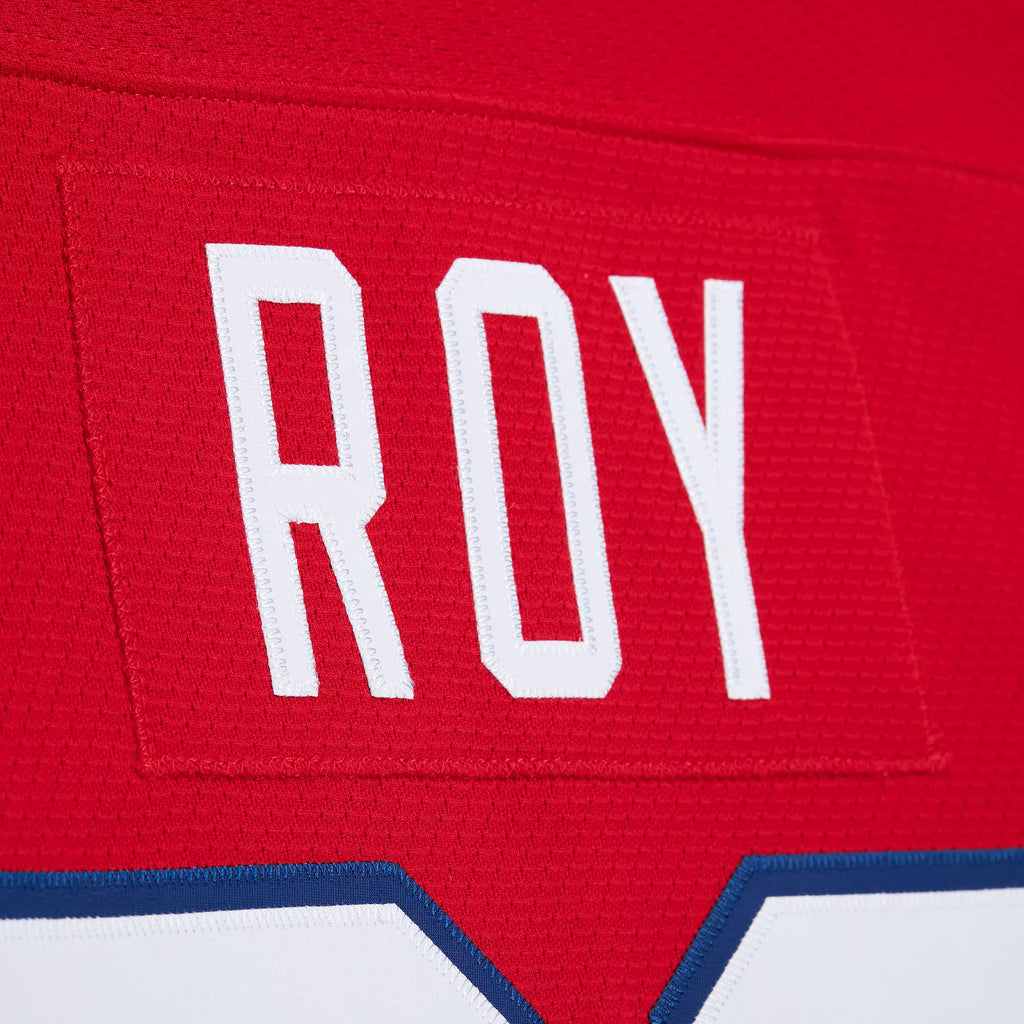 Mitchell & Ness Men Montreal Canadiens Patrick Roy #33 1992 Red Power Play Vintage Replica Jersey product image 4, provided