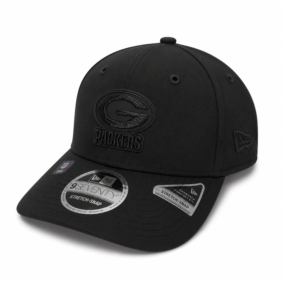 Green Bay Packers New Era 2026 NFL Sideline 9SEVENTY Black Adjustable Hat for Men product image 1, provided for visual