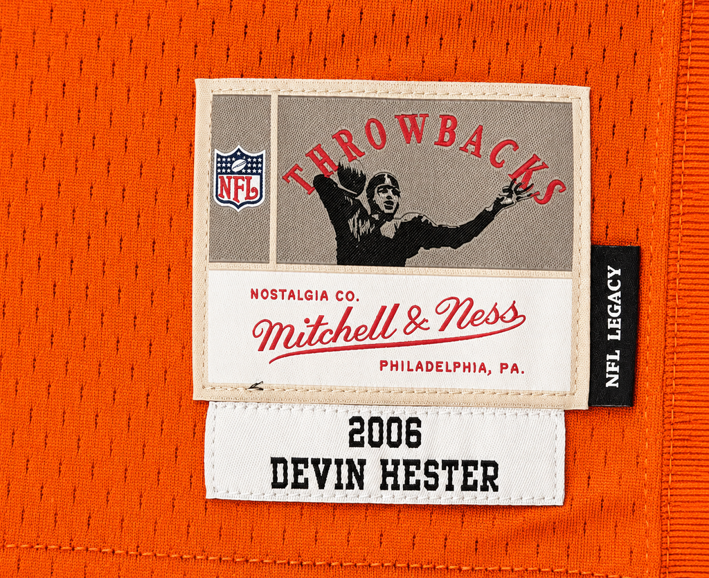 Devin Hester Chicago Bears Alternate Orange Mitchell & Ness 2006 Legacy Replica Jersey for Men product image 3, provided for