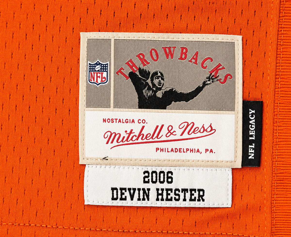 Devin Hester Chicago Bears Alternate Orange Mitchell & Ness 2006 Legacy Replica Jersey for Men product image 3, provided for