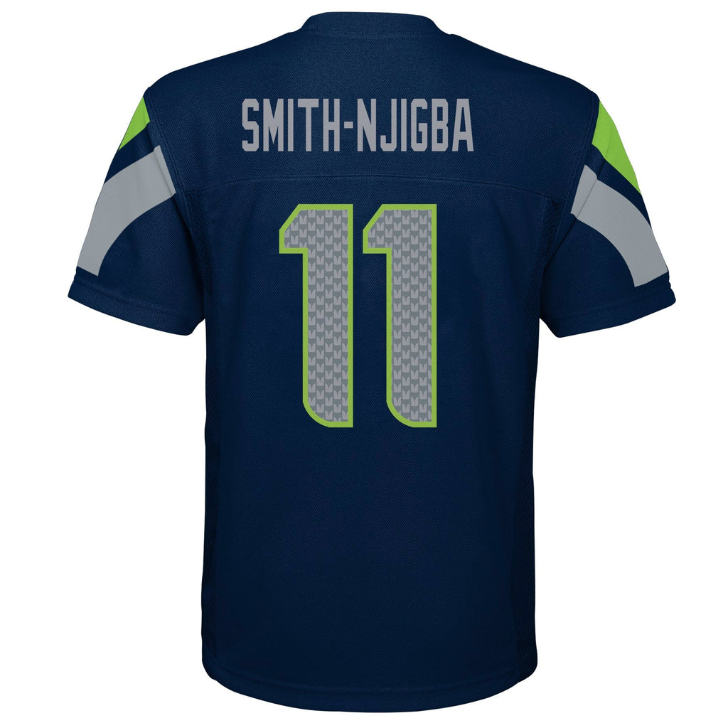 Youth Jaxon Smith-Njigba Seatle Seahawks Navy Replica Mid Tier Player Jersey product image 3, provided for visual reference