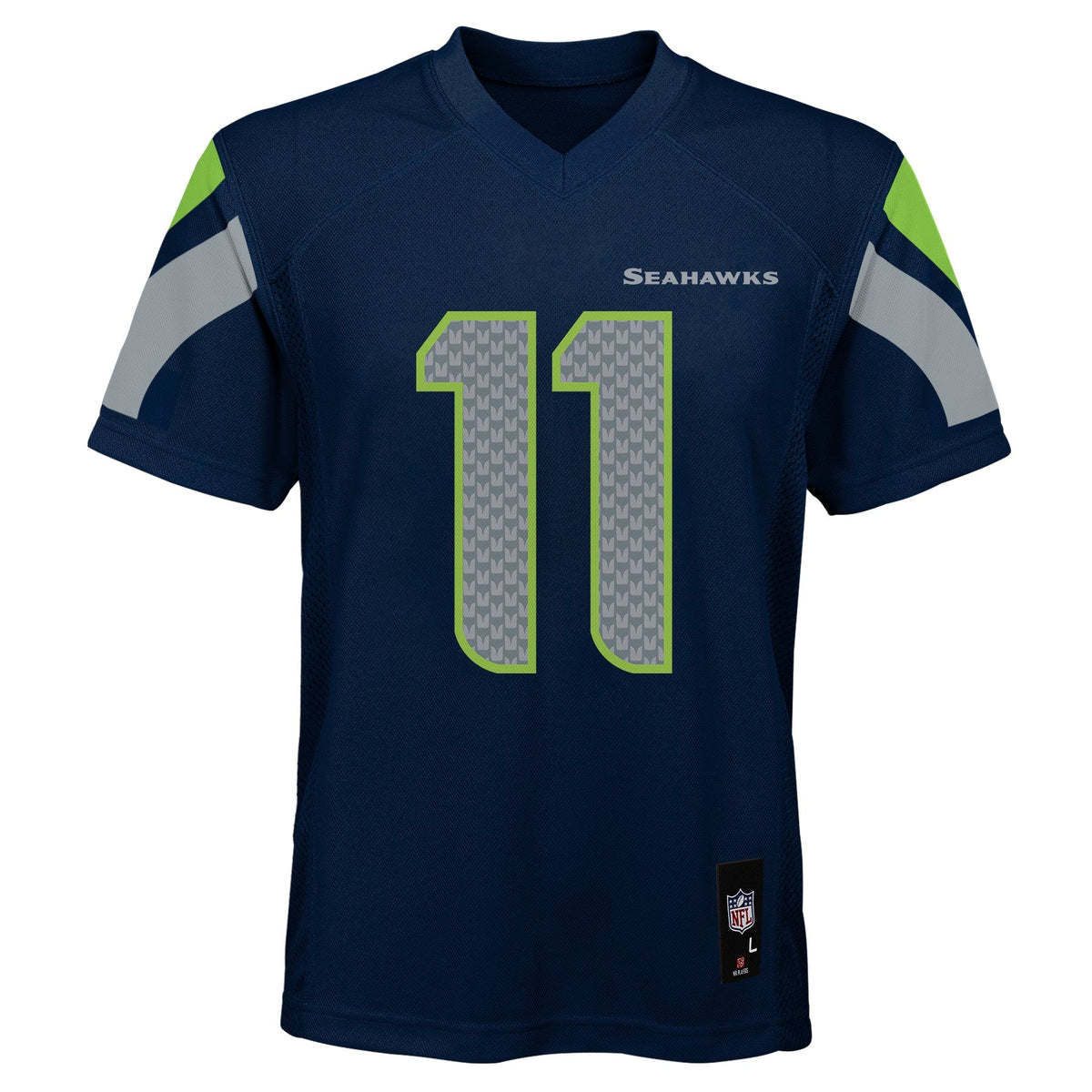 Youth Jaxon Smith-Njigba Seatle Seahawks Navy Replica Mid Tier Player Jersey product image 2, provided for visual reference