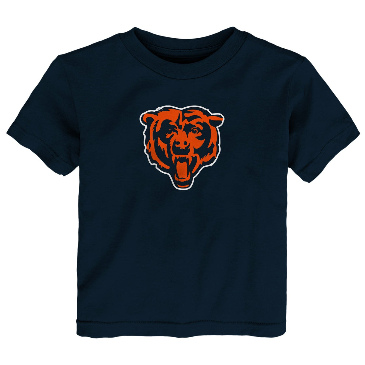 Infant Chicago Bears Navy Primary Logo T-Shirt product image 1, provided for visual reference and product detail review