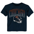 Chicago Bears Team Logo Toddler Game Face Short Sleeve T-Shirt By Outerstuff-Navy product image 1, provided for visual