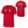 Youth Caleb Wilson Chicago Bulls Name And Number T-Shirt product image 1, provided for visual reference and product detail