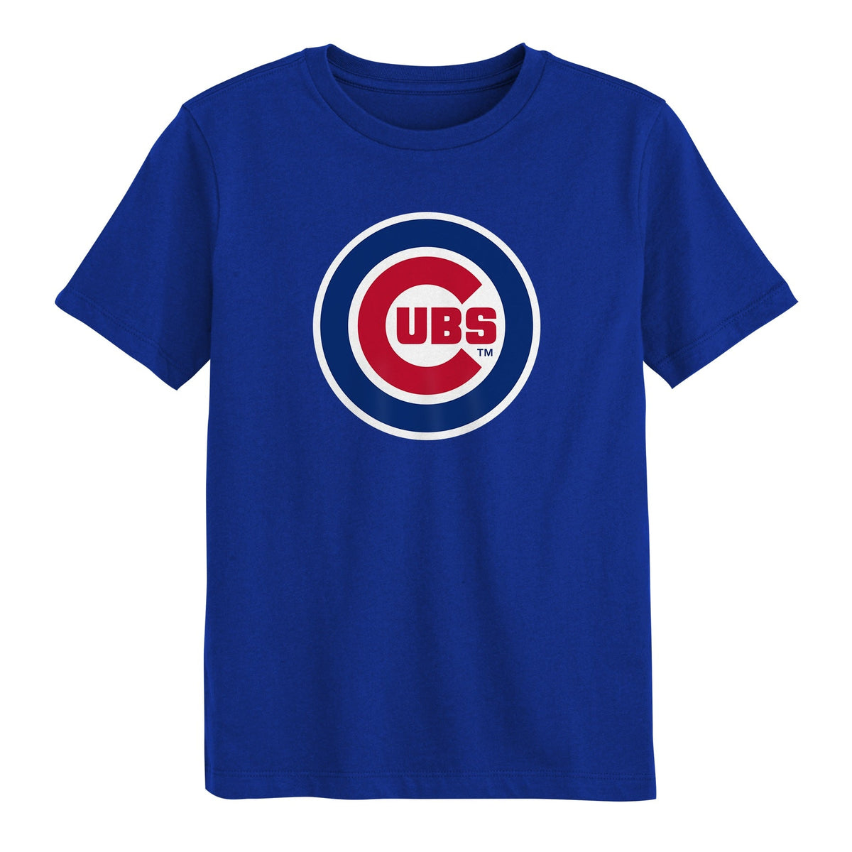 Toddler Chicago Cubs Primary Logo Royal Blue Short Sleeve T-Shirt product image 1, provided for visual reference and product
