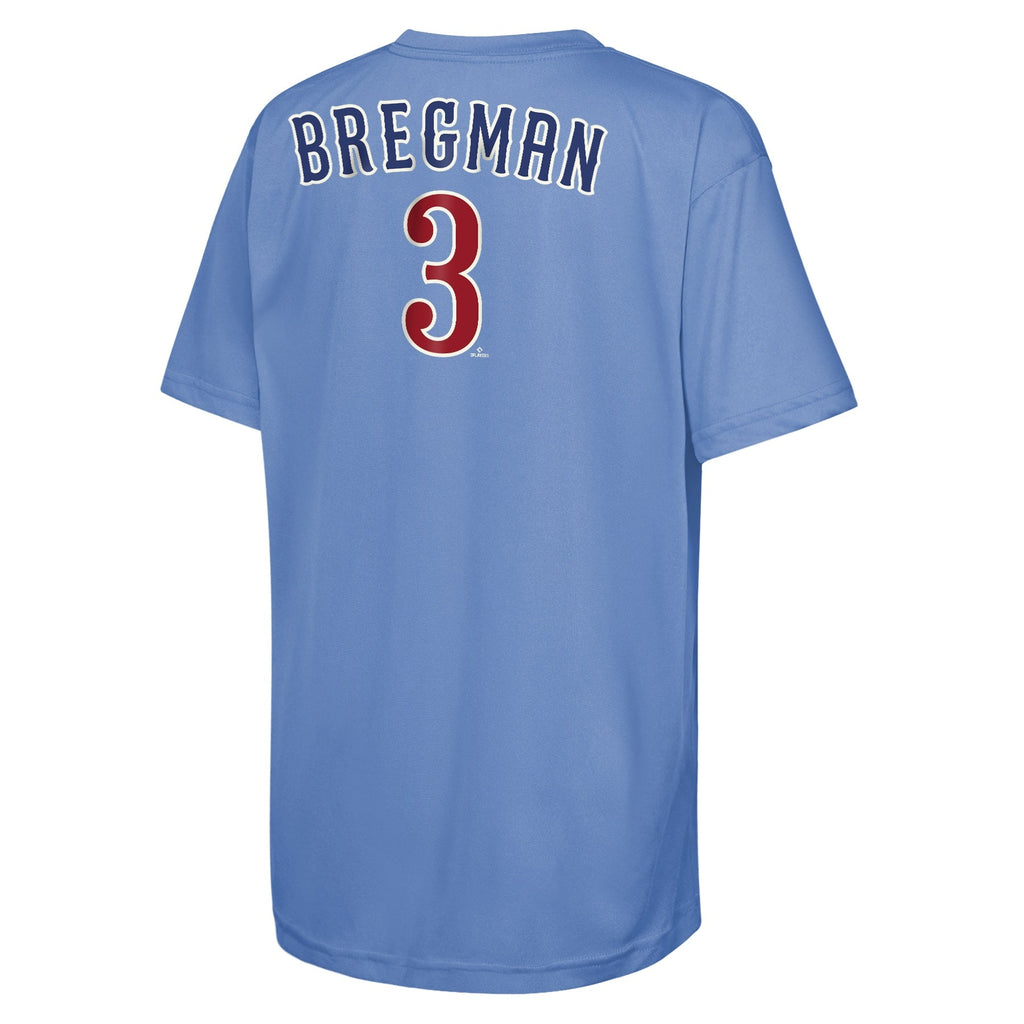 Youth Chicago Cubs Alex Bregman Alternate 2 Player Sublimated Jersey Top product image 2, provided for visual reference and