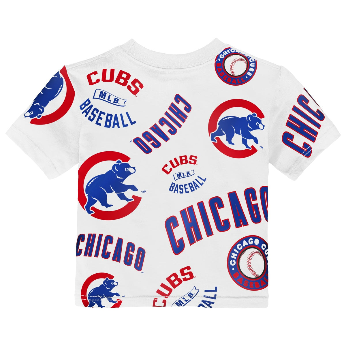 Infant Chicago Cubs Run Down Short Sleeve T-Shirt product image 3, provided for visual reference and product detail review
