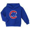 Toddler Chicago Cubs Logo Blue Fleece Hoodie product image 1, provided for visual reference and product detail review