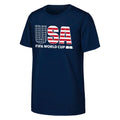 Youth Team USA Soccer 2026 FIFA World Cup Navy T-Shirt product image 1, provided for visual reference and product detail
