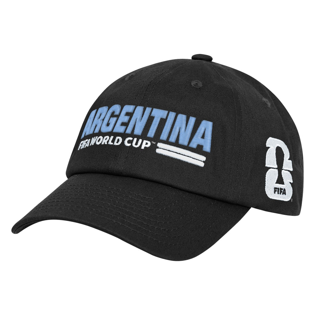 Argentina 2026 FIFA World Cup Green Unconstructed Adjustable Hat product image 1, provided for visual reference and product