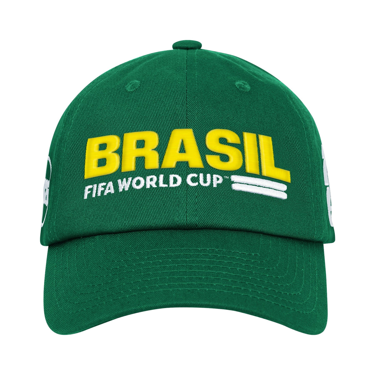 Team Brazil 2026 FIFA World Cup Green Unconstructed Adjustable Hat product image 2, provided for visual reference and