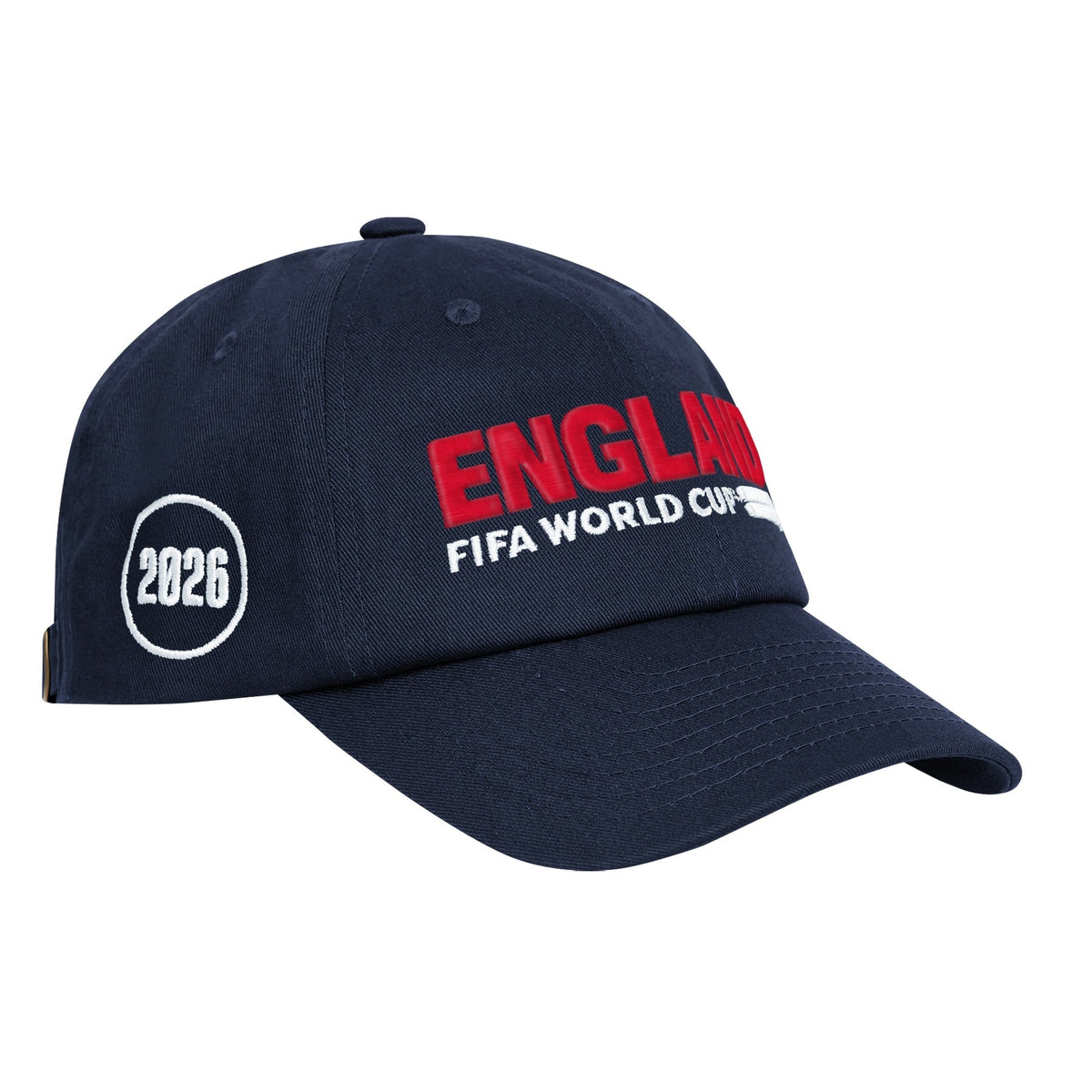 England 2026 FIFA World Cup Navy Unconstructed Adjustable Hat product image 3, provided for visual reference and product