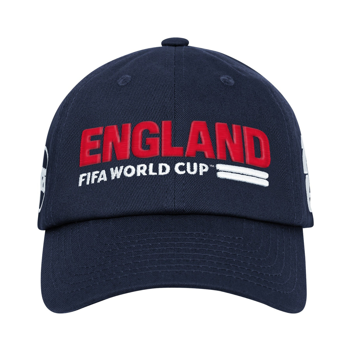 England 2026 FIFA World Cup Navy Unconstructed Adjustable Hat product image 2, provided for visual reference and product