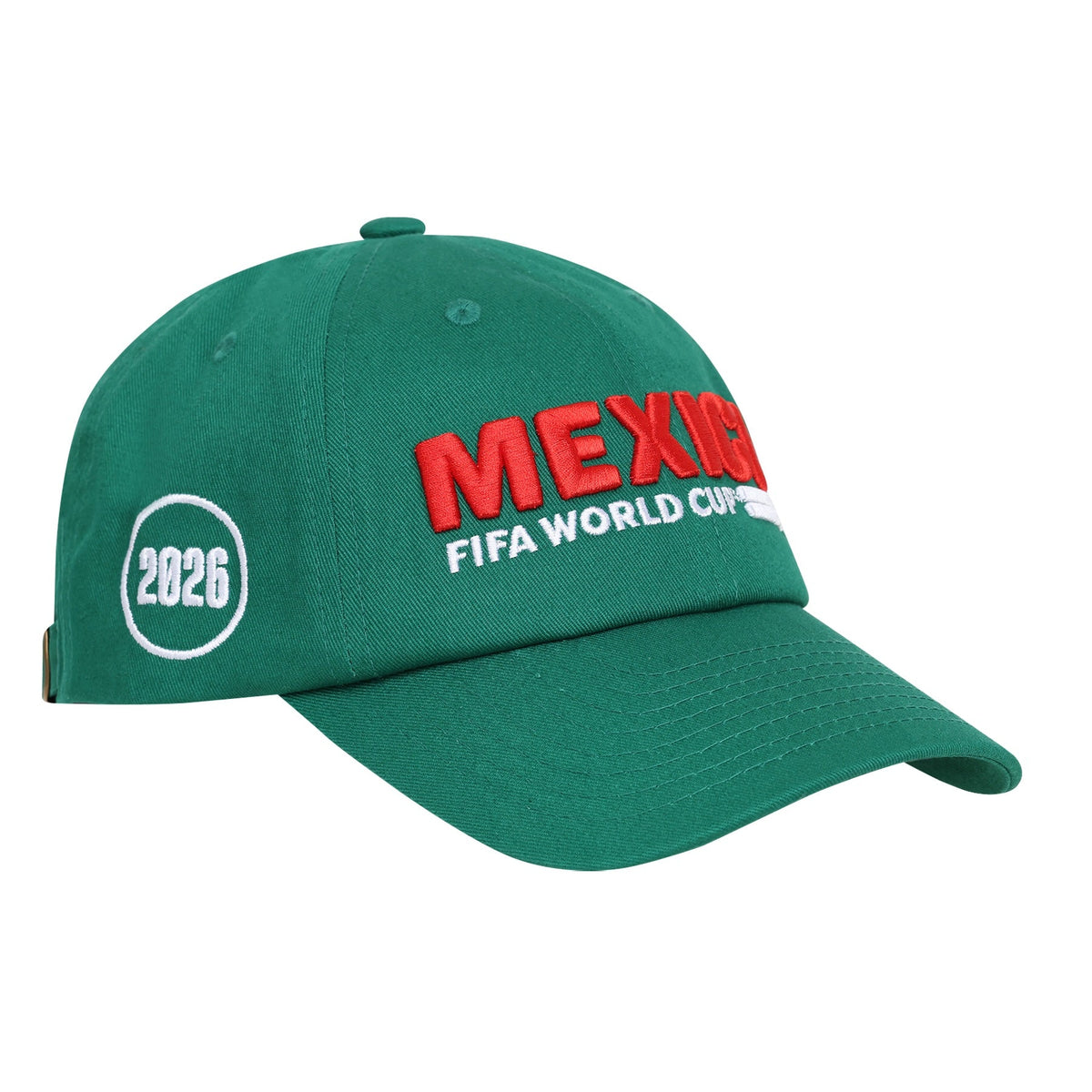 Team Mexico 2026 FIFA World Cup Green Unconstructed Adjustable Hat product image 2, provided for visual reference and
