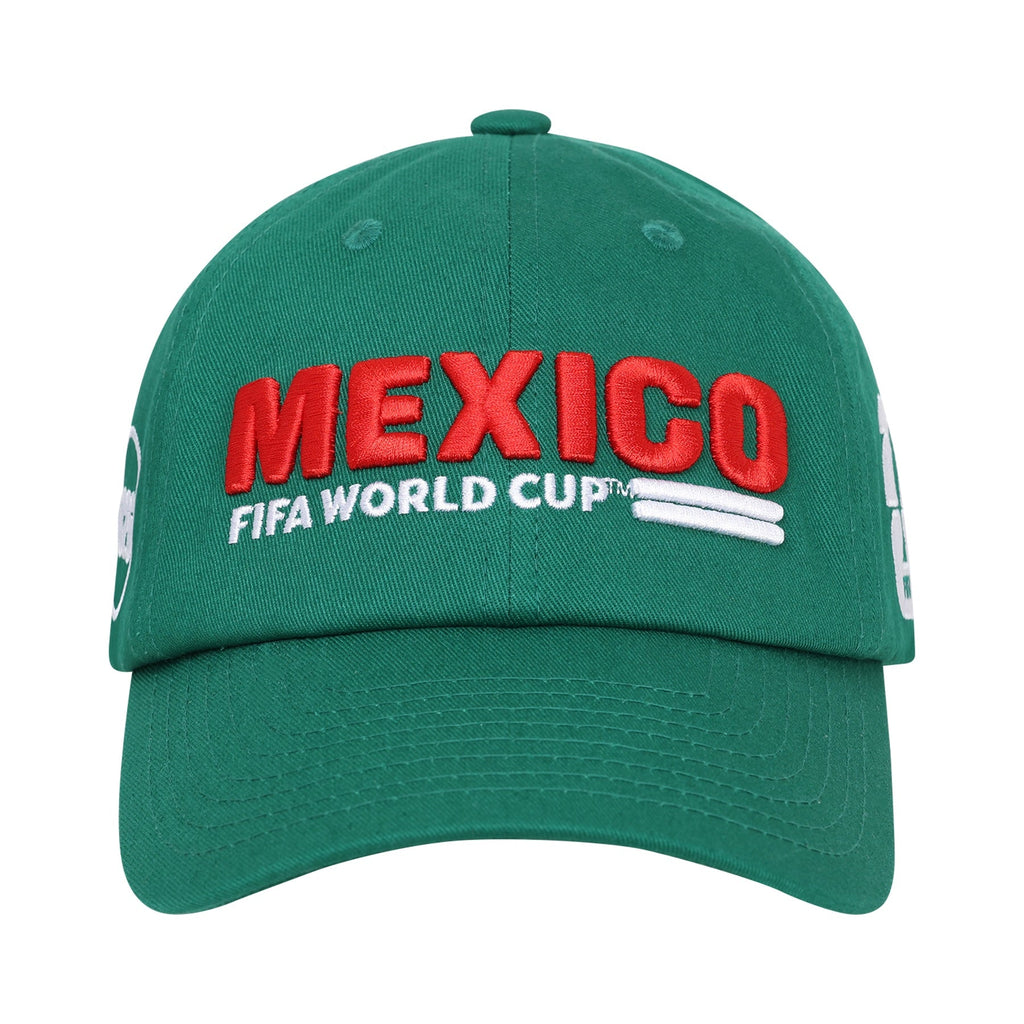 Team Mexico 2026 FIFA World Cup Green Unconstructed Adjustable Hat product image 3, provided for visual reference and