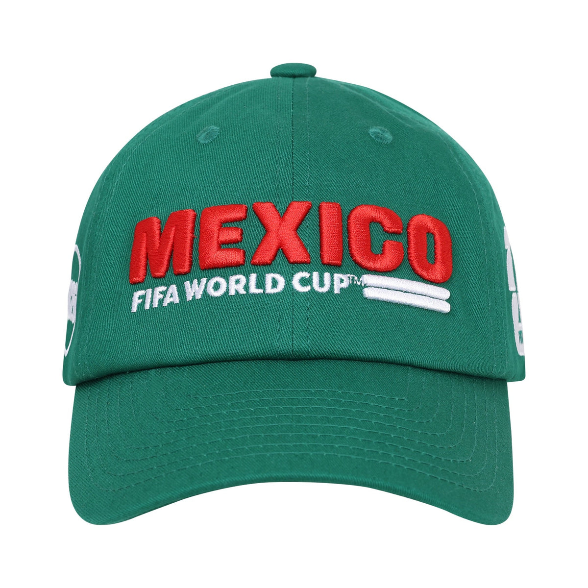 Team Mexico 2026 FIFA World Cup Green Unconstructed Adjustable Hat product image 3, provided for visual reference and
