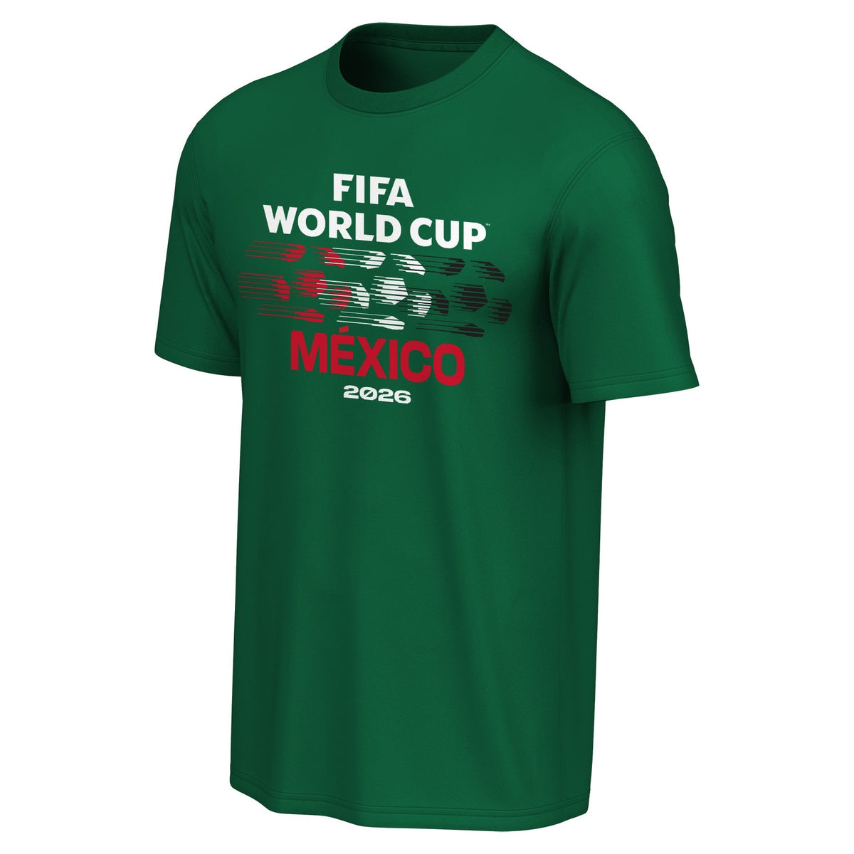 Mexico Soccer 2026 FIFA World Cup Green T-Shirt for Men product image 1, provided for visual reference and product detail