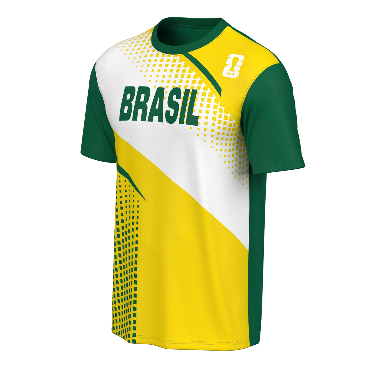 Brasil Soccer 2026 FIFA World Cup Graphic T-Shirt for Men product image 1, provided for visual reference and product detail