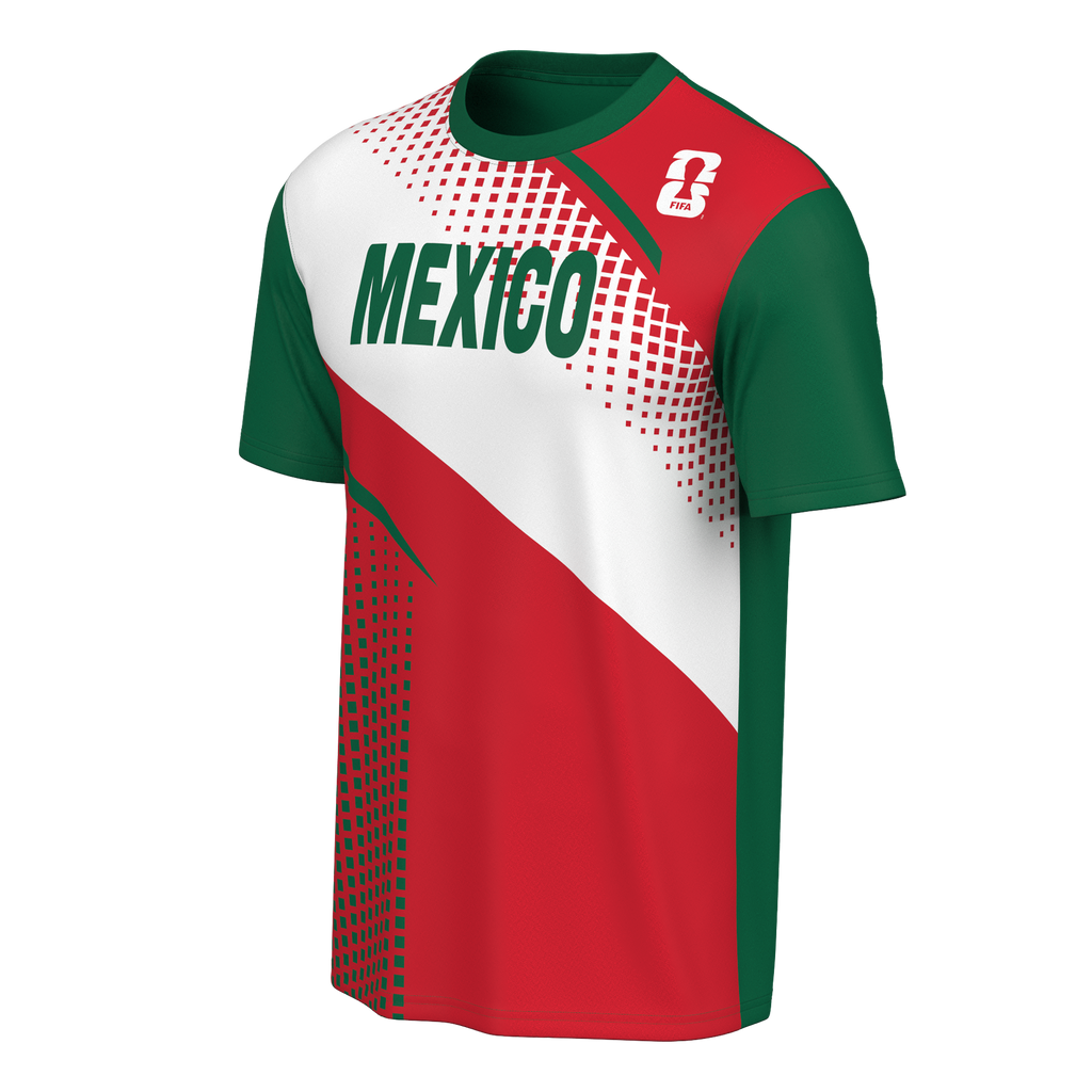 Mexico Soccer 2026 FIFA World Cup Graphic T-Shirt for Men product image 1, provided for visual reference and product detail