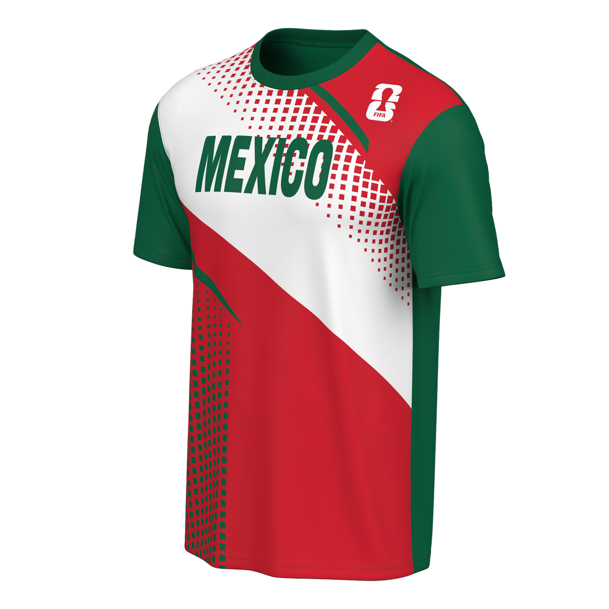 Mexico Soccer 2026 FIFA World Cup Graphic T-Shirt for Men product image 1, provided for visual reference and product detail