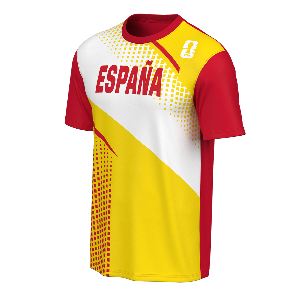 Spain Soccer 2026 FIFA World Cup Graphic T-Shirt for Men product image 1, provided for visual reference and product detail