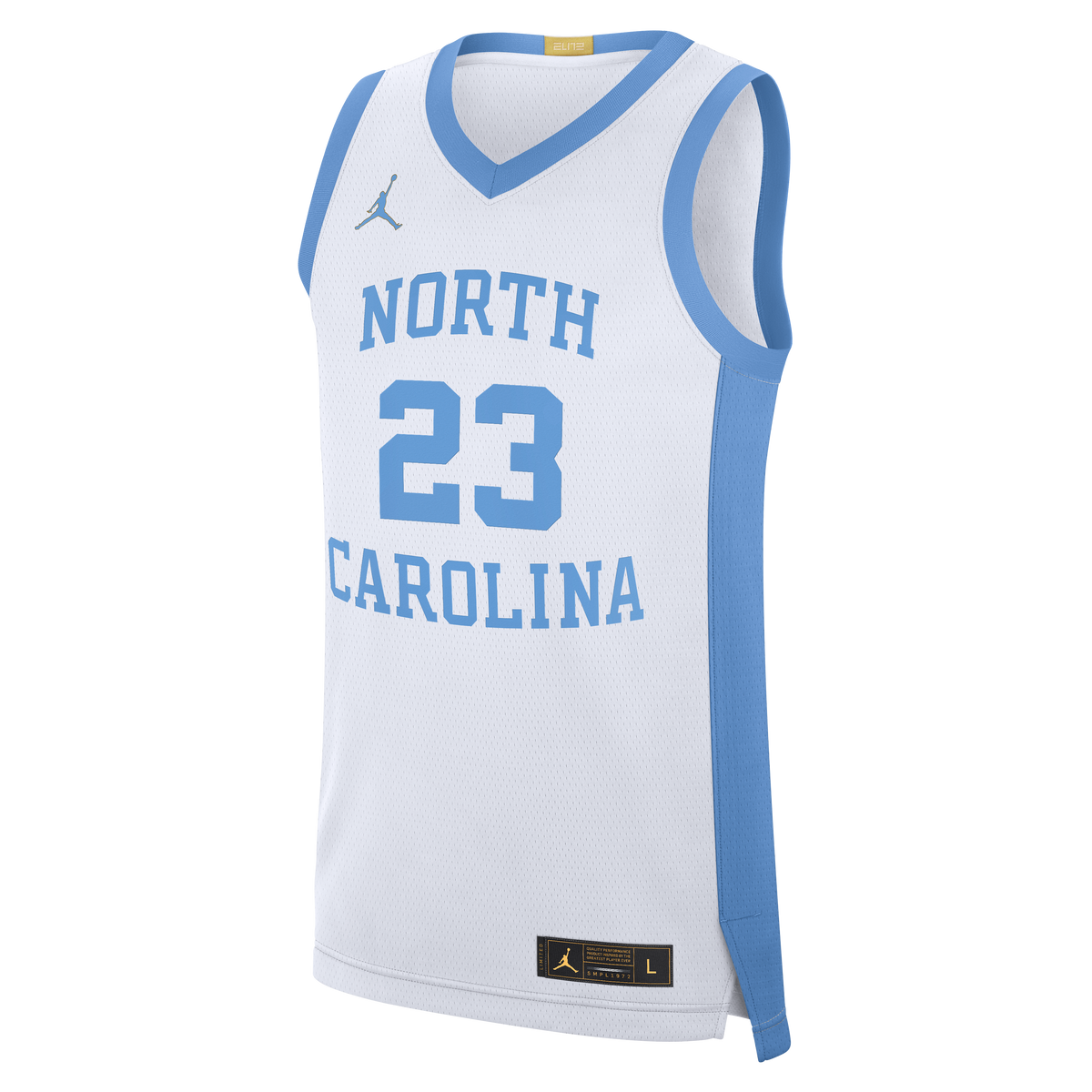 Michael Jordan North Carolina Tar Heels White Nike Replica Basketball Jersey product image 2, provided for visual reference