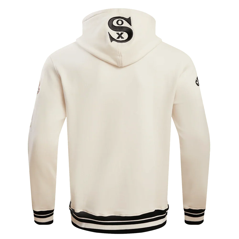 Chicago White Sox Pro Standard Cream Retro Classic Pullover Hoodie for Men product image 3, provided for visual reference