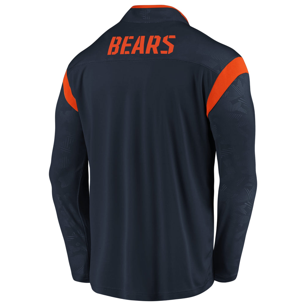 Chicago Bears Mission Primary Long Sleeve Fanatics Performance Windshirt for Men product image 3, provided for visual