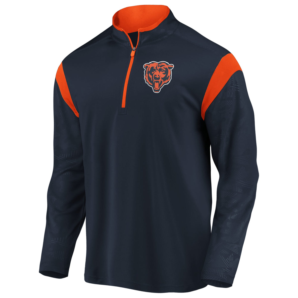 Chicago Bears Mission Primary Long Sleeve Fanatics Performance Windshirt for Men product image 2, provided for visual