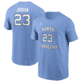 Michael Jordan North Carolina Tar Heels Jumpman Carolina Blue Name & Number T-Shirt for Men product image 1, provided for