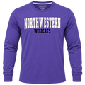 NCAA Northwestern Wildcats Heavyweight Arch Script Long Sleeve T-Shirt By Colosseum for Men product image 1, provided for