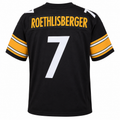 Pittsburgh Steelers Ben Roethlisberger Mitchell & Ness Black 2004 Legacy Throwback Replica Jersey for Men product image 1,