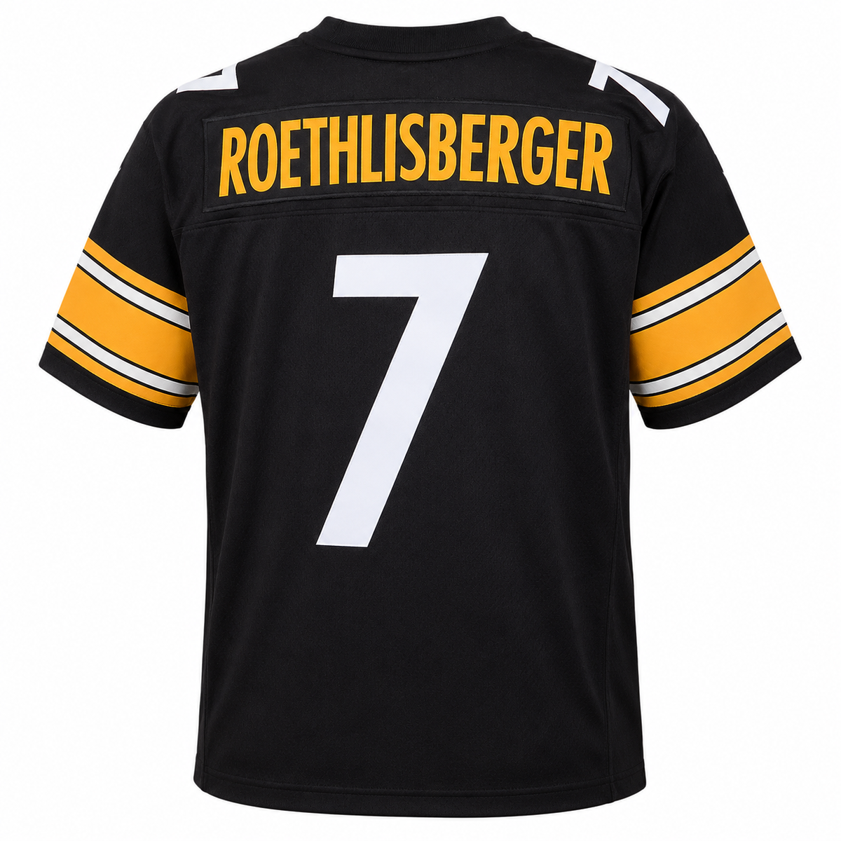 Pittsburgh Steelers Ben Roethlisberger Mitchell & Ness Black 2004 Legacy Throwback Replica Jersey for Men product image 1,