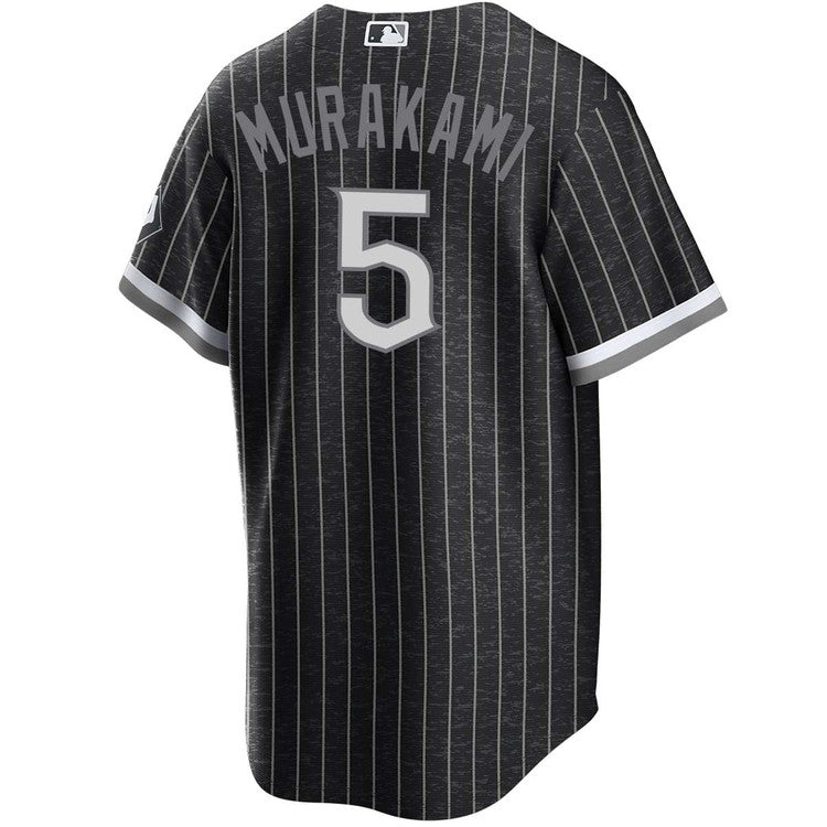 Youth Munetaka Murakami Chicago White Sox Nike Black City Connect Replica Jersey product image 2, provided for visual