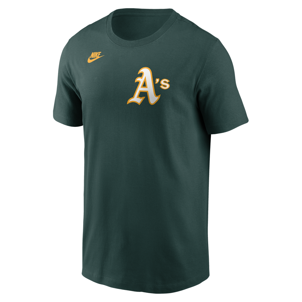 Reggie Jackson Oakland Athletics Nike Green Name & Number T-Shirt for Men product image 2, provided for visual reference and
