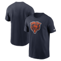 Mens Chicago Bears Nike Check Down Logo Navy T-Shirt product image 1, provided for visual reference and product detail review