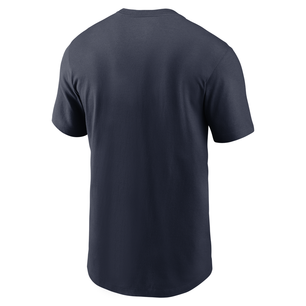 Mens Chicago Bears Nike Check Down Logo Navy T-Shirt product image 3, provided for visual reference and product detail review