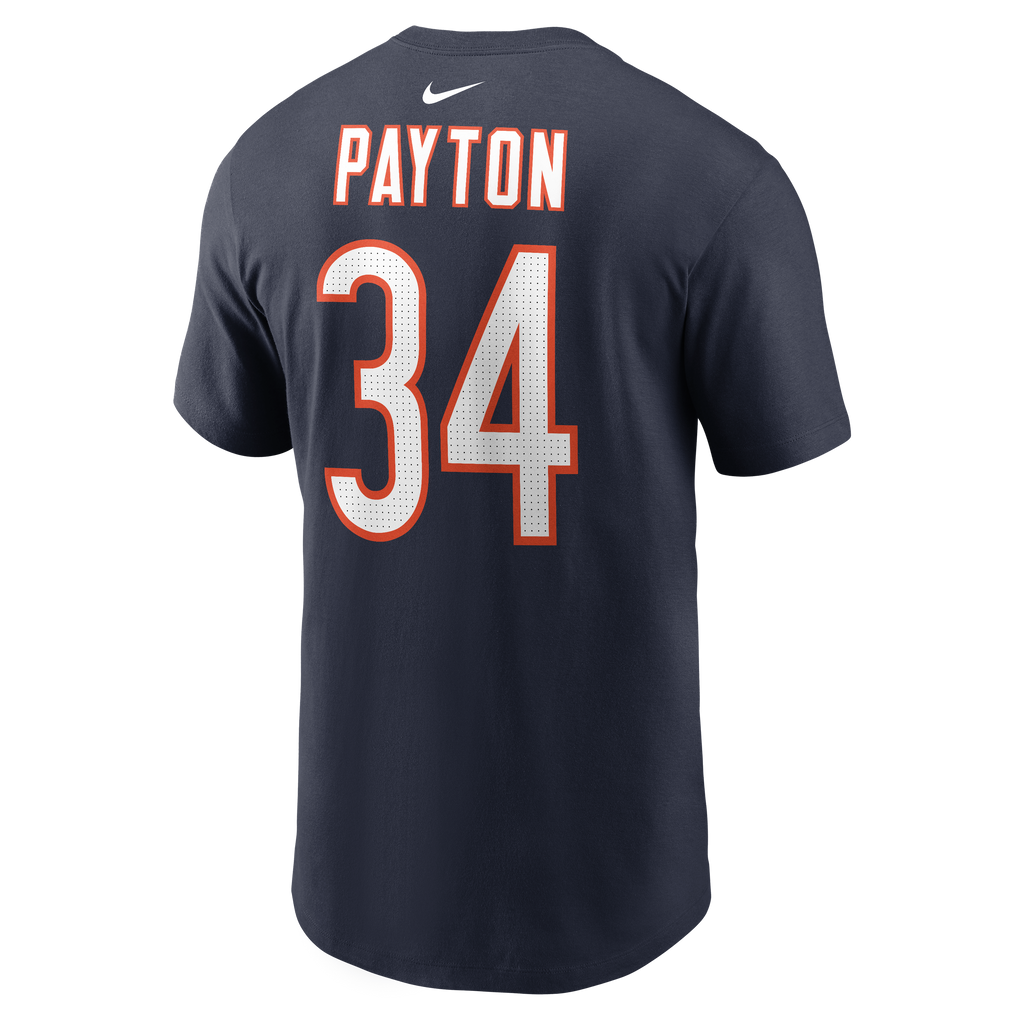 Nike Walter Payton Navy Chicago Bears Name & Number T-Shirt for Men product image 3, provided for visual reference and