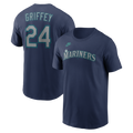 Ken Griffey Jr. Seattle Mariners Nike Navy Name & Number T-Shirt for Men product image 1, provided for visual reference and