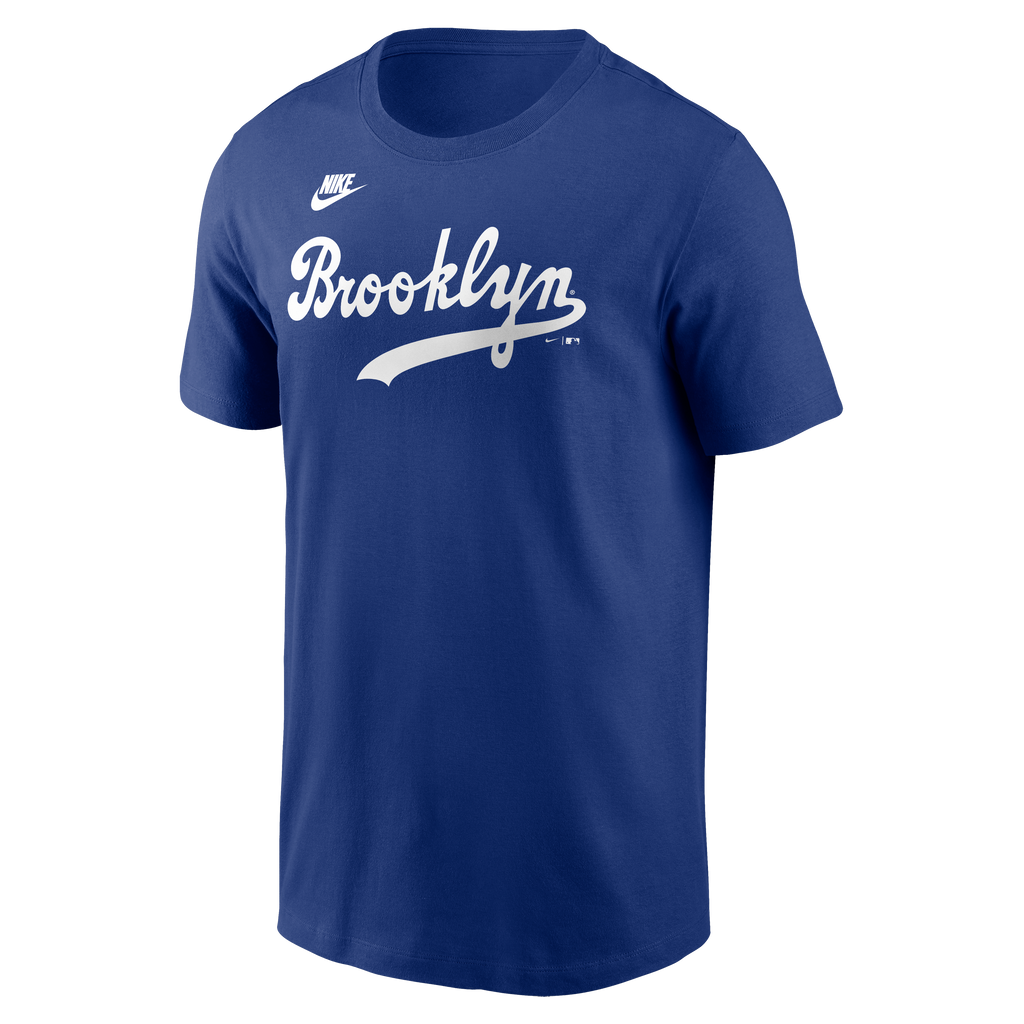 Brooklyn Dodgers Jackie Robinson Nike Royal Cooperstown Collection Name & Number T-Shirt for Men product image 2, provided