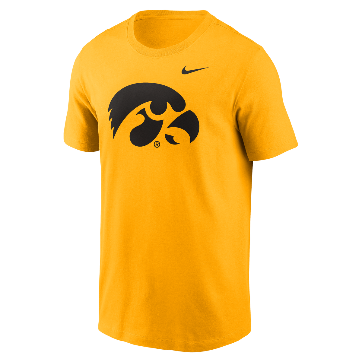 Iowa Hawkeyes Nike Primary Logo University Gold T-Shirt for Men product image 2, provided for visual reference and product