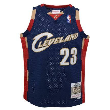 Youth Cleveland Cavaliers LeBron James Mitchell & Ness Navy 2008-09 Hardwood Classics Swingman Jersey product image 2,