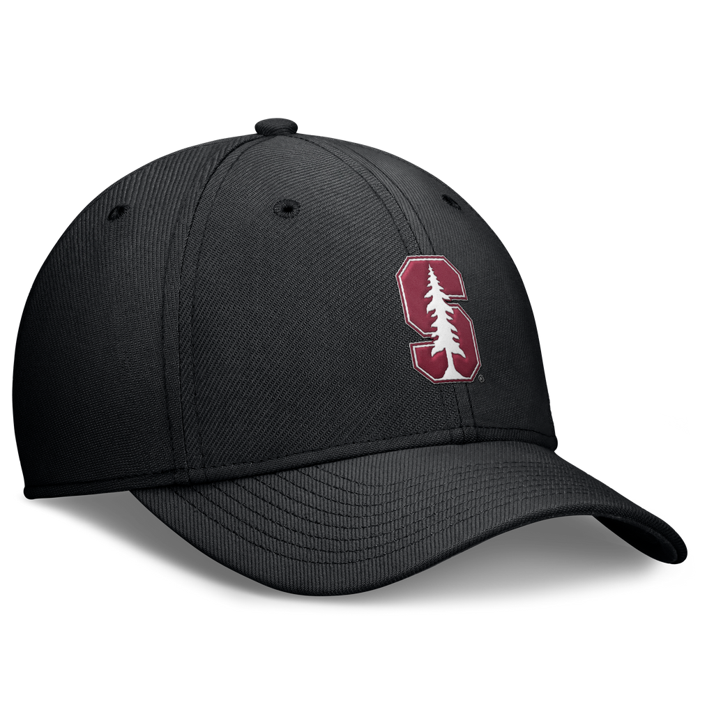 Stanford Cardinal Nike Rise Black Flex Hat-Maroon product image 3, provided for visual reference and product detail review