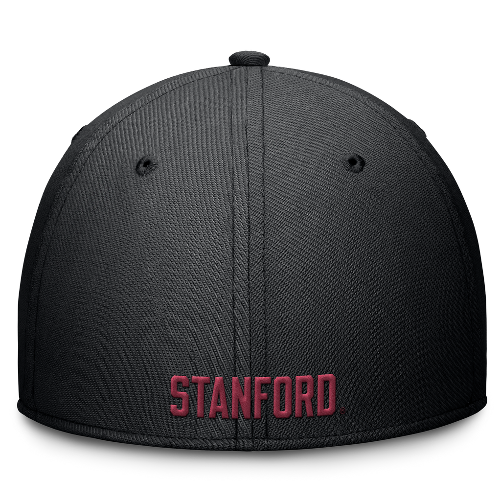 Stanford Cardinal Nike Rise Black Flex Hat-Maroon product image 4, provided for visual reference and product detail review