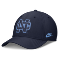 North Carolina Tar Heels Nike Brand Rise NC Logo Flex Hat-Navy product image 1, provided for visual reference and product