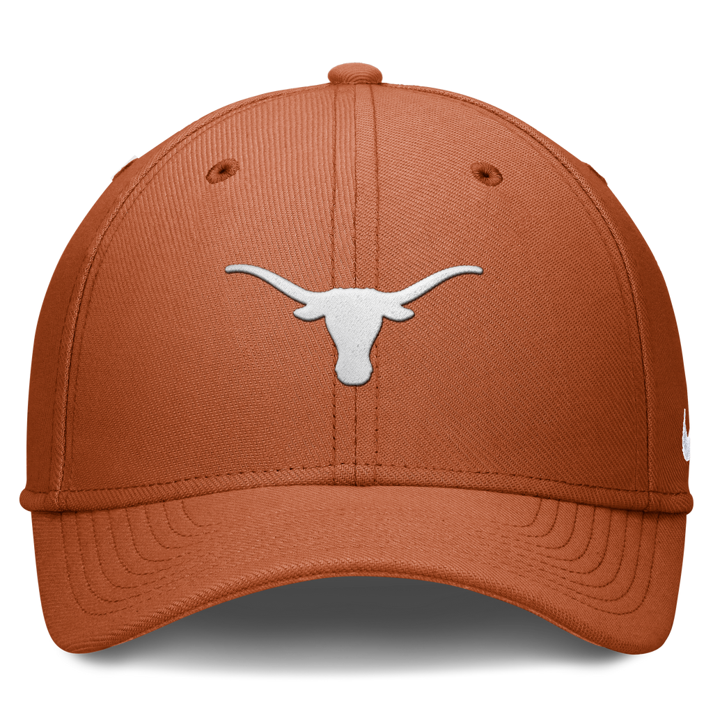 Texas Longhorns Nike Rise Desert Orange Flex-Fit Hat product image 2, provided for visual reference and product detail review