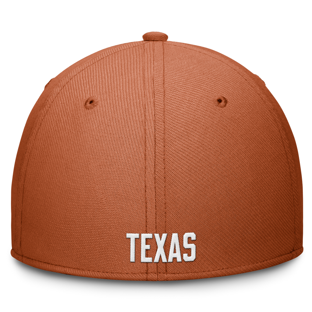 Texas Longhorns Nike Rise Desert Orange Flex-Fit Hat product image 4, provided for visual reference and product detail review
