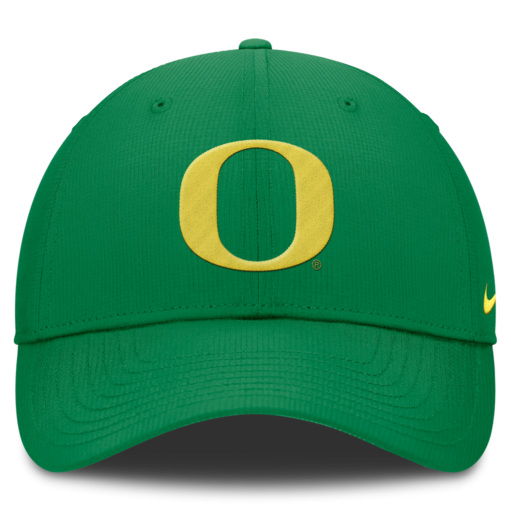 Oregon Ducks Apple Green Nike Dri-Fit Club Adjustable Hat product image 2, provided for visual reference and product detail